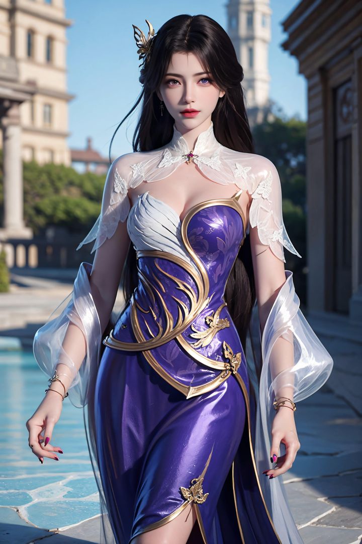 [AI绘画]国漫女主-阿七.蔷薇.高瑶.小舞.云曦.应天王后.美杜莎第05话