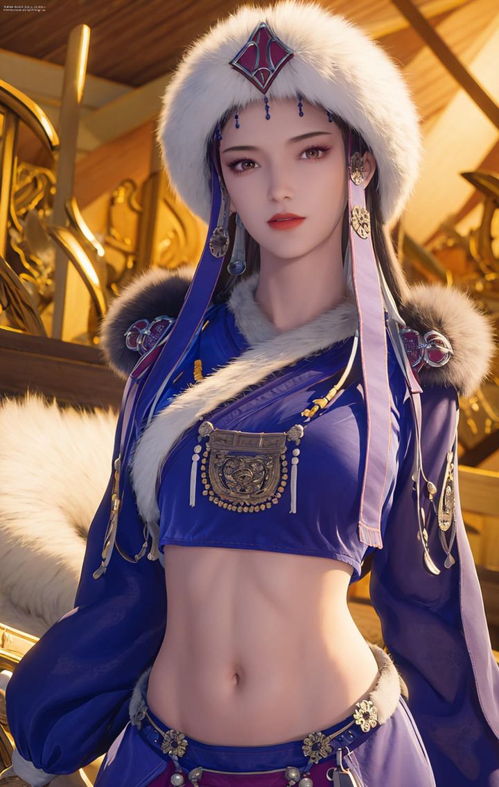 [AI绘画]国漫女主-阿七.蔷薇.高瑶.小舞.云曦.应天王后.美杜莎第06话