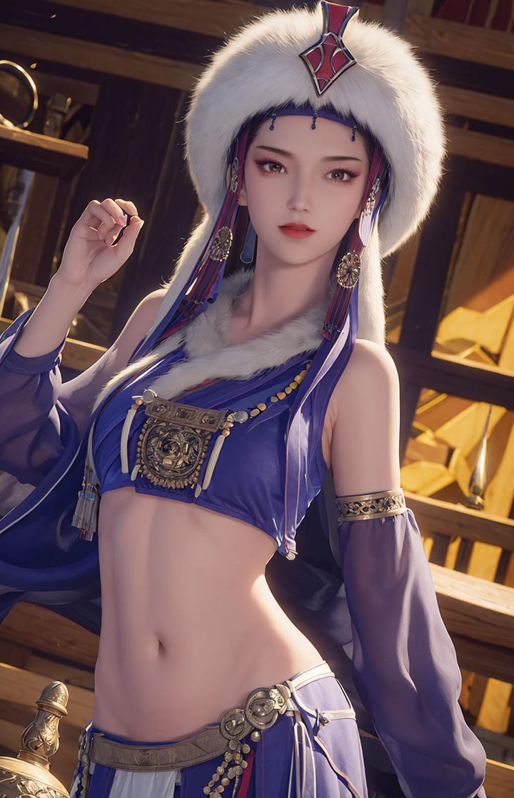 [AI绘画]国漫女主-阿七.蔷薇.高瑶.小舞.云曦.应天王后.美杜莎第06话