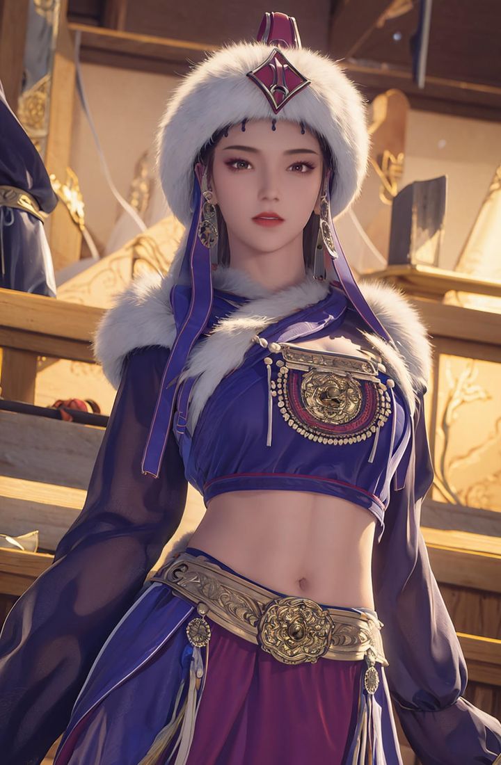 [AI绘画]国漫女主-阿七.蔷薇.高瑶.小舞.云曦.应天王后.美杜莎第07话