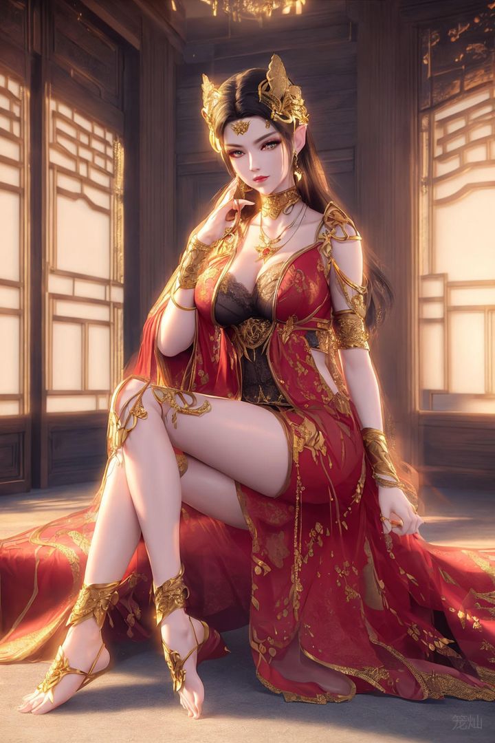 [AI绘画]国漫女主-阿七.蔷薇.高瑶.小舞.云曦.应天王后.美杜莎第08话