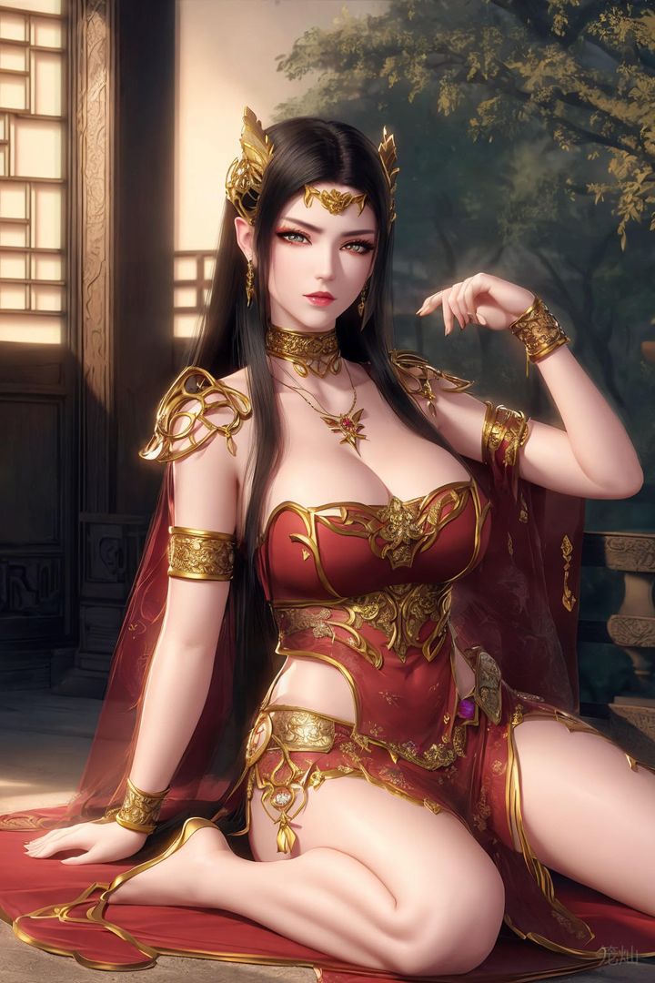 [AI绘画]国漫女主-阿七.蔷薇.高瑶.小舞.云曦.应天王后.美杜莎第08话