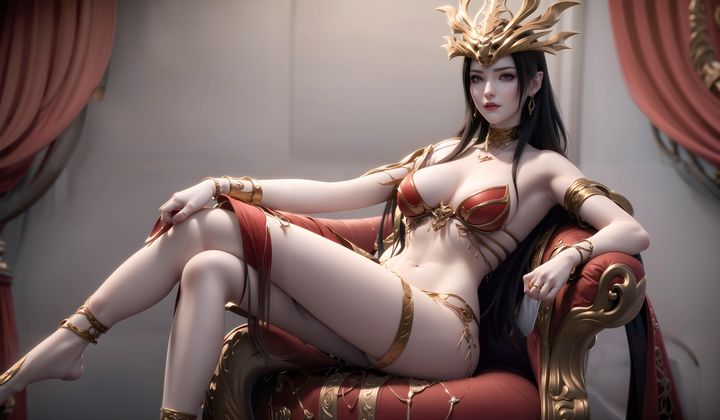 [AI绘画]国漫女主-阿七.蔷薇.高瑶.小舞.云曦.应天王后.美杜莎第10话