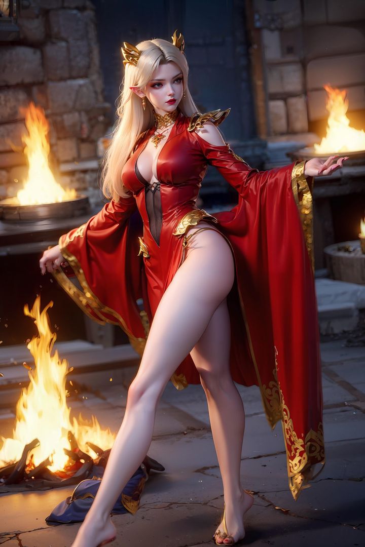 [AI绘画]国漫女主-阿七.蔷薇.高瑶.小舞.云曦.应天王后.美杜莎第10话