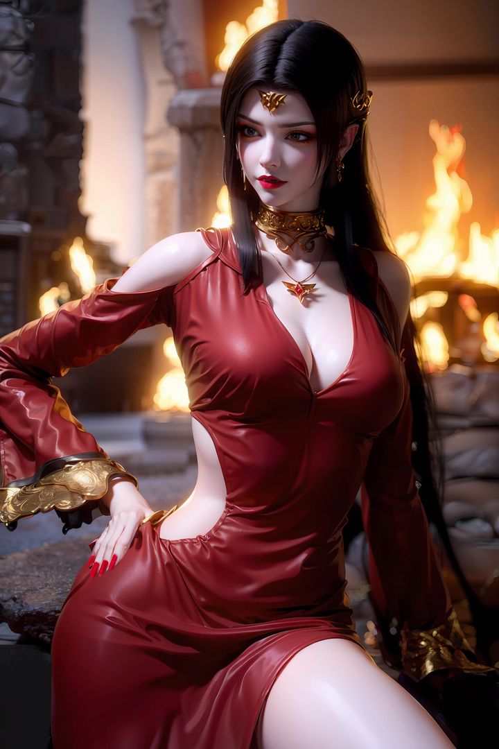 [AI绘画]国漫女主-阿七.蔷薇.高瑶.小舞.云曦.应天王后.美杜莎第10话