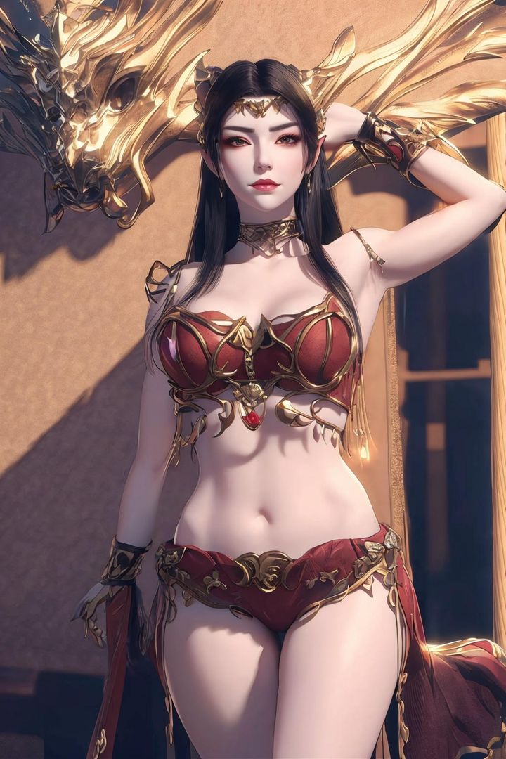 [AI绘画]国漫女主-阿七.蔷薇.高瑶.小舞.云曦.应天王后.美杜莎第11话