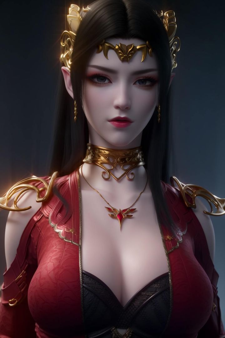 [AI绘画]国漫女主-阿七.蔷薇.高瑶.小舞.云曦.应天王后.美杜莎第13话-最终话