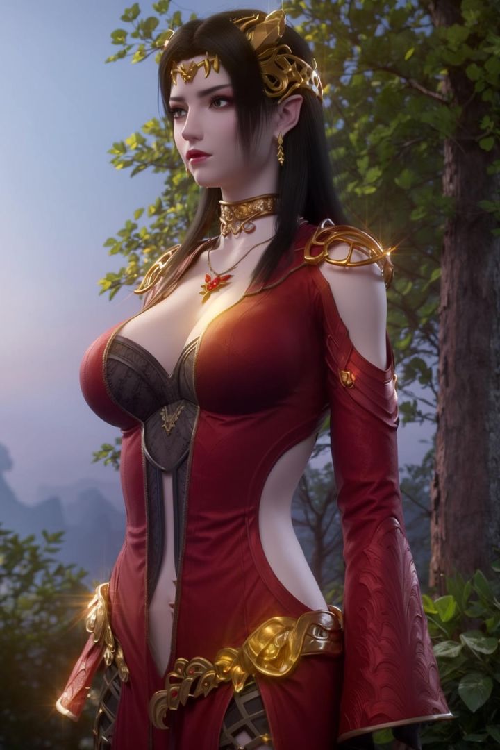 [AI绘画]国漫女主-阿七.蔷薇.高瑶.小舞.云曦.应天王后.美杜莎第13话-最终话