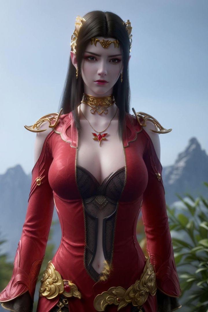 [AI繪畫]國漫女主-阿七.薔薇.高瑤.小舞.雲曦.應天王後.美杜莎第13話-最終話