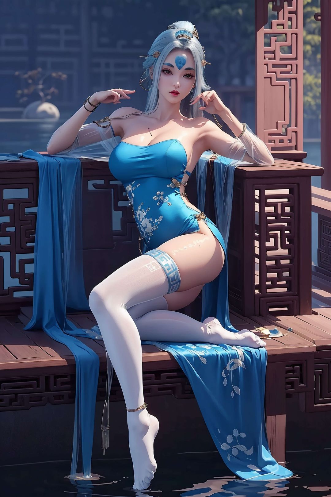 [AI繪畫]國漫女主-蘇檀兒.媚兒.聖采兒.奉眠.宋嫣.方清雪.柳菲.流風霜.白龍.荷光者.陳櫻兒.韓月.須靈犀v3第05話