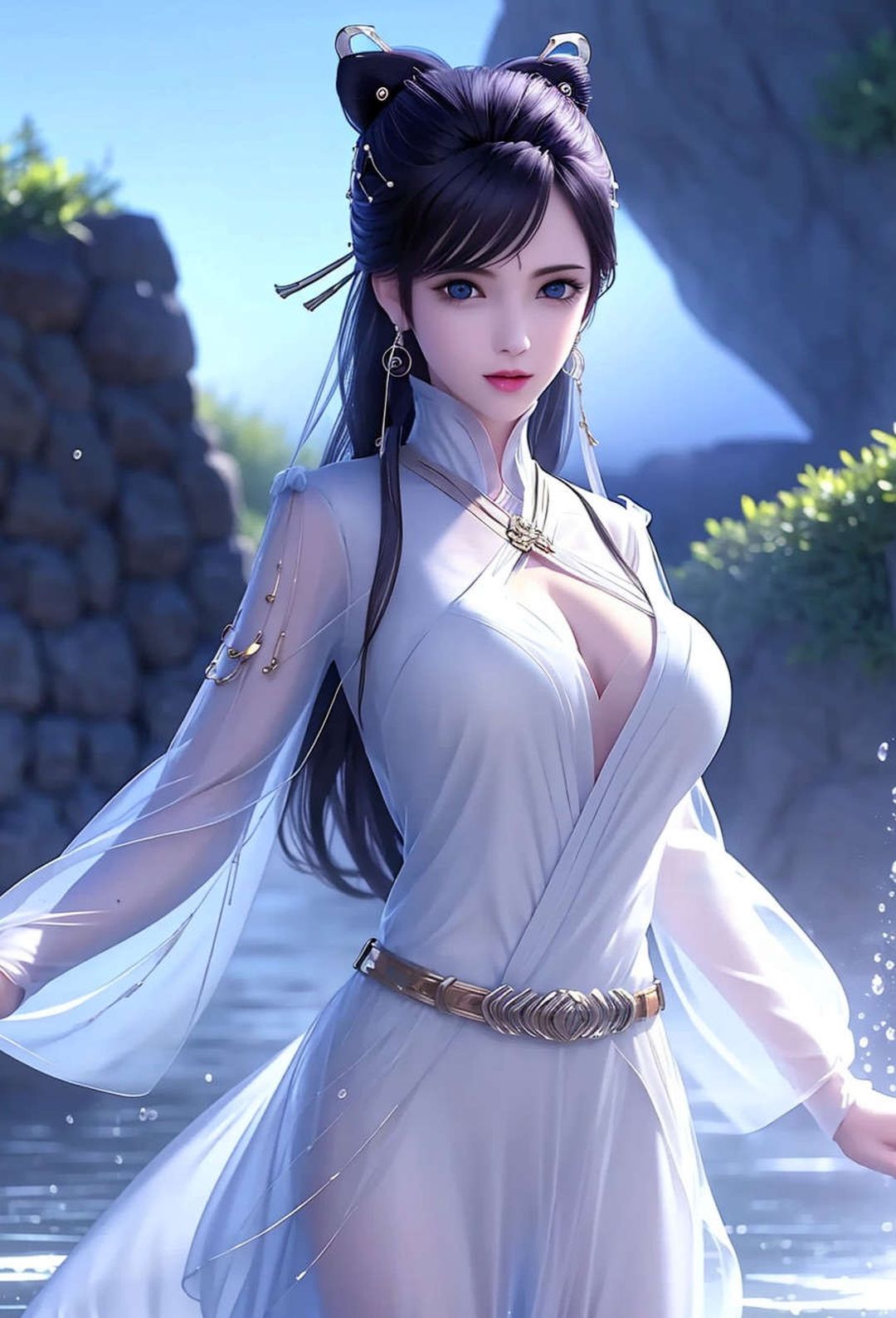 [AI绘画]国漫女主-苏檀儿.媚儿.圣采儿.奉眠.宋嫣.方清雪.柳菲.流风霜.白龙.荷光者.陈樱儿.韩月.须灵犀v3第12话-最终话