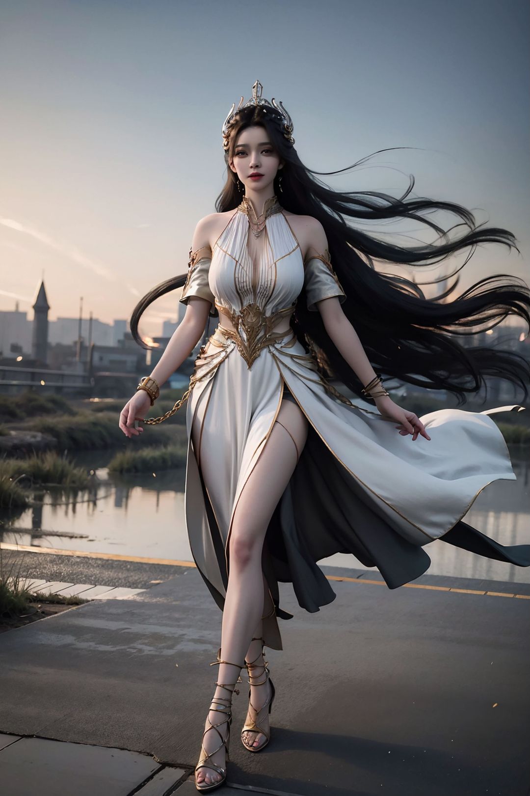 [AI绘画]国漫女主.姜立.云曦.元瑶.南宫婉.妍丽.媚儿.方清雪.李寒衣.流风霜.狠人大帝.红凰.白冰岚第09话