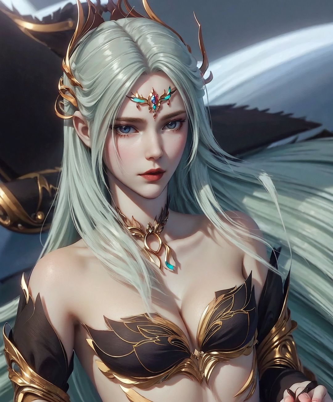 [AI繪畫]國漫鬥羅大陸女主-小舞.千仞雪.白沈香.胡列娜.波賽西.朱竹清.寧榮榮.阿銀第07話