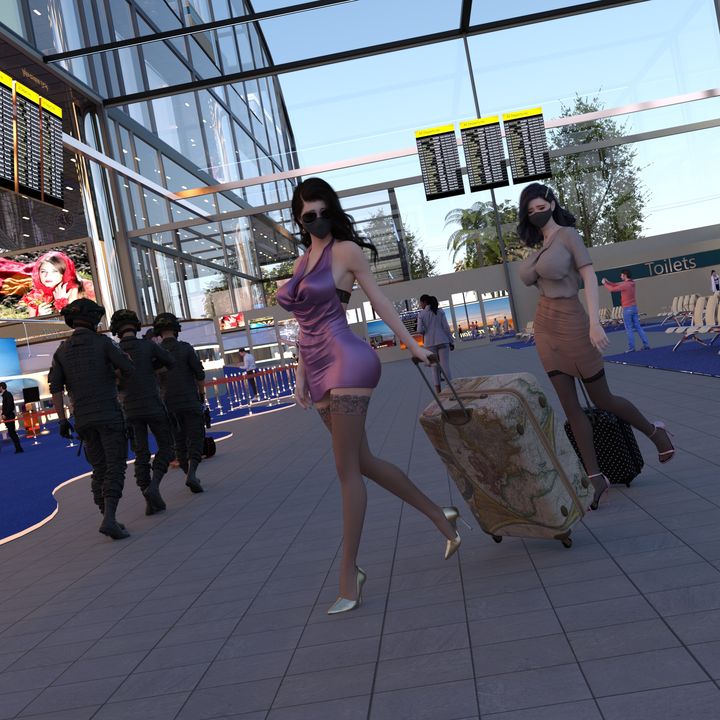 [3D]女特务被捕01-03+外传+设定集02-女教师落网