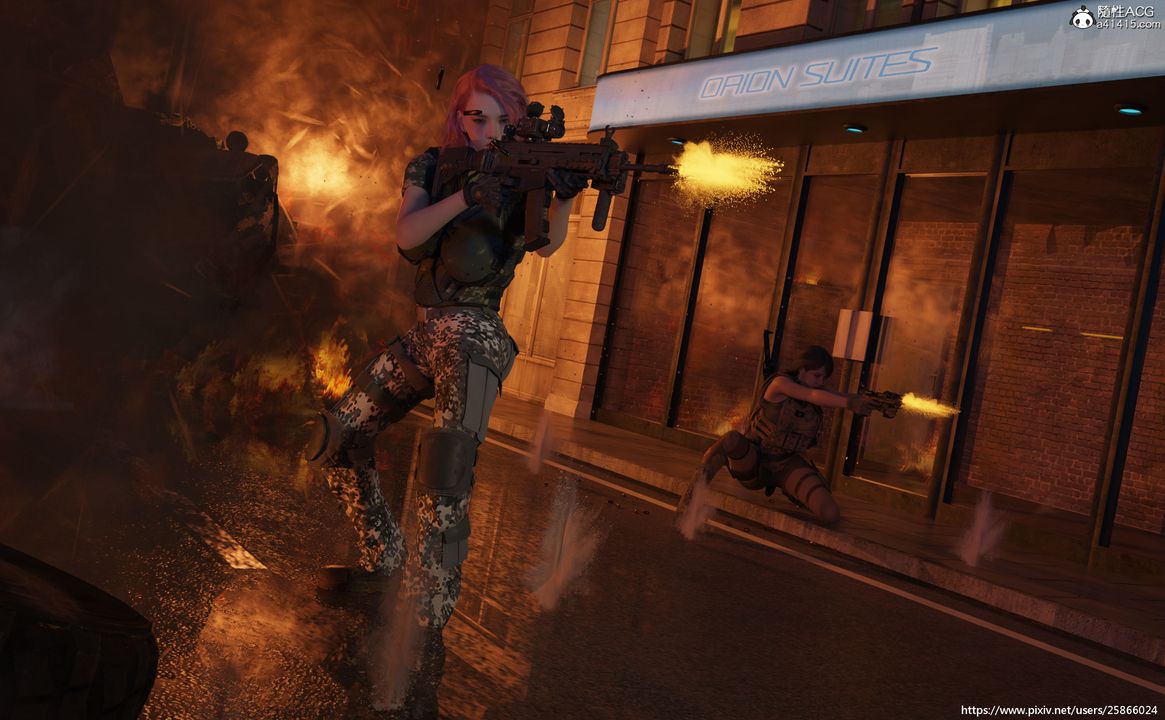 [3D]女特务被捕01-03+外传+设定集外传-玫瑰特勤队-艾伊尔行动