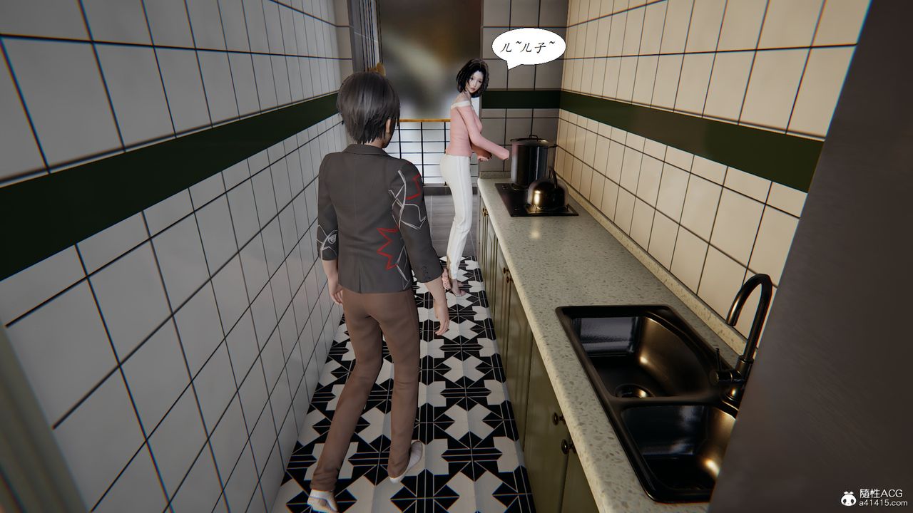 [3D]胆小柔弱的妈妈韩菲柔第02话