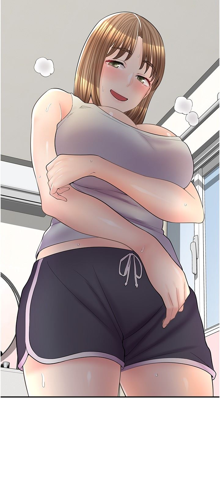 漫畫店工讀生第15話-用胸部…幫我夾