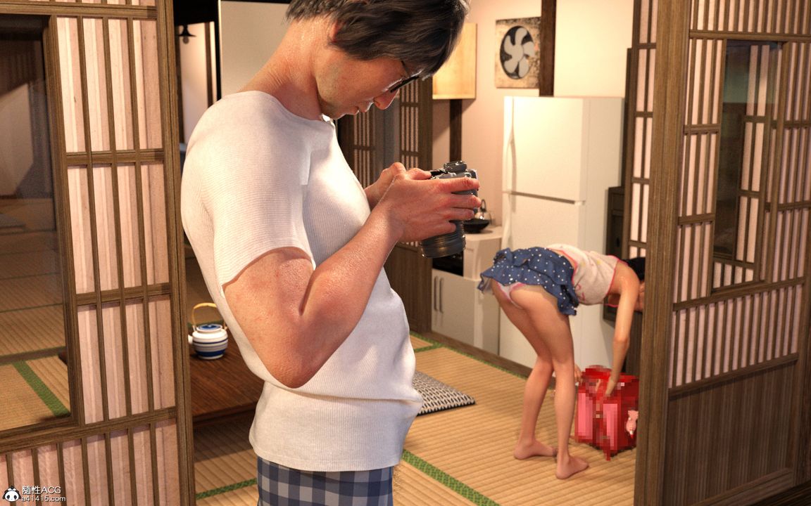 [3D][BlackK]被继父的疼爱第08话