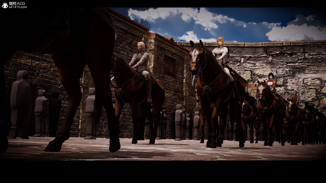 [3D]进击的巨人之败北的少女第01话