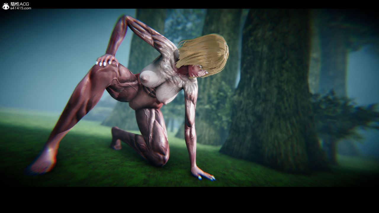 [3D]进击的巨人之败北的少女第02话