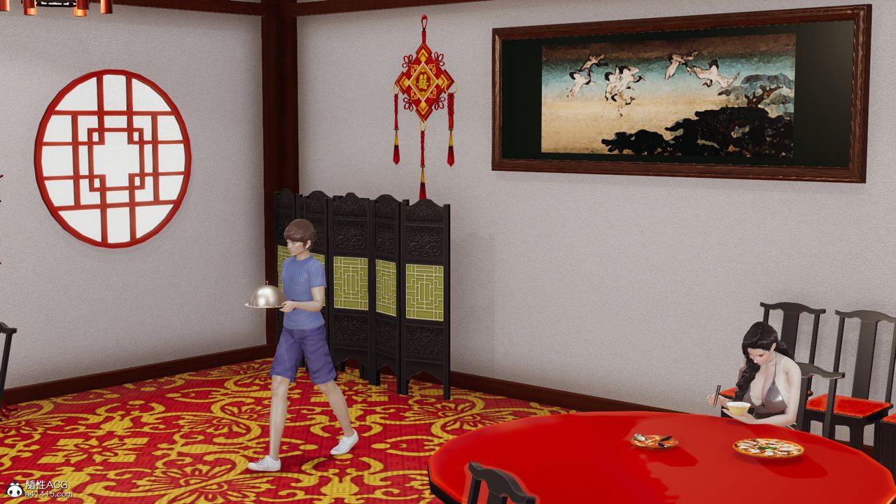 [3D]丝袜辣妈张静第12话