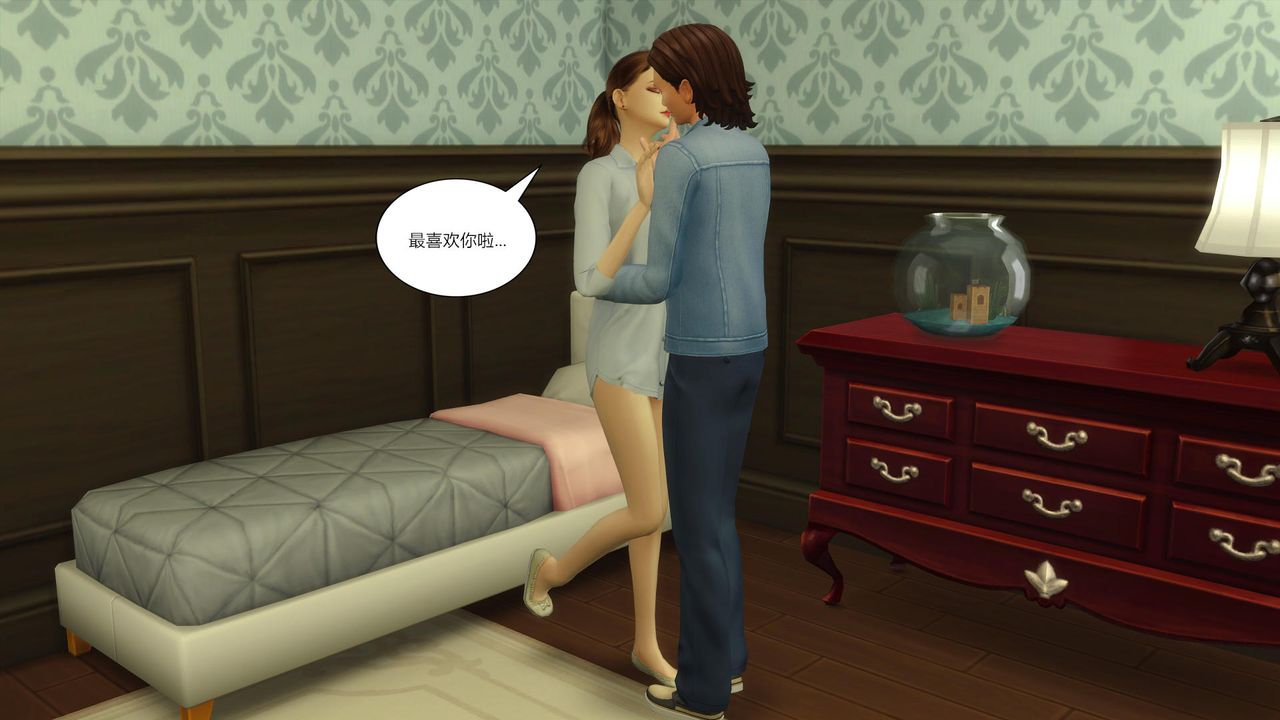 [3D]妈妈脱掉衣服的样子第04话