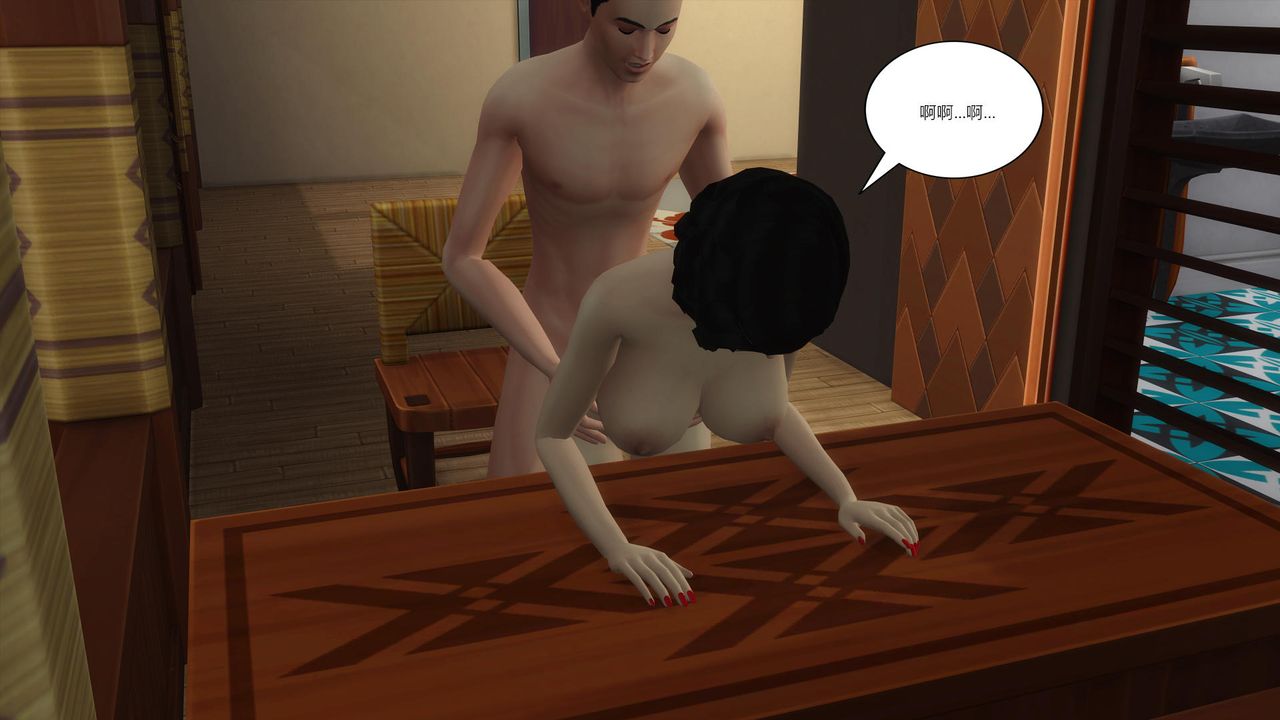 [3D]妈妈脱掉衣服的样子第10话