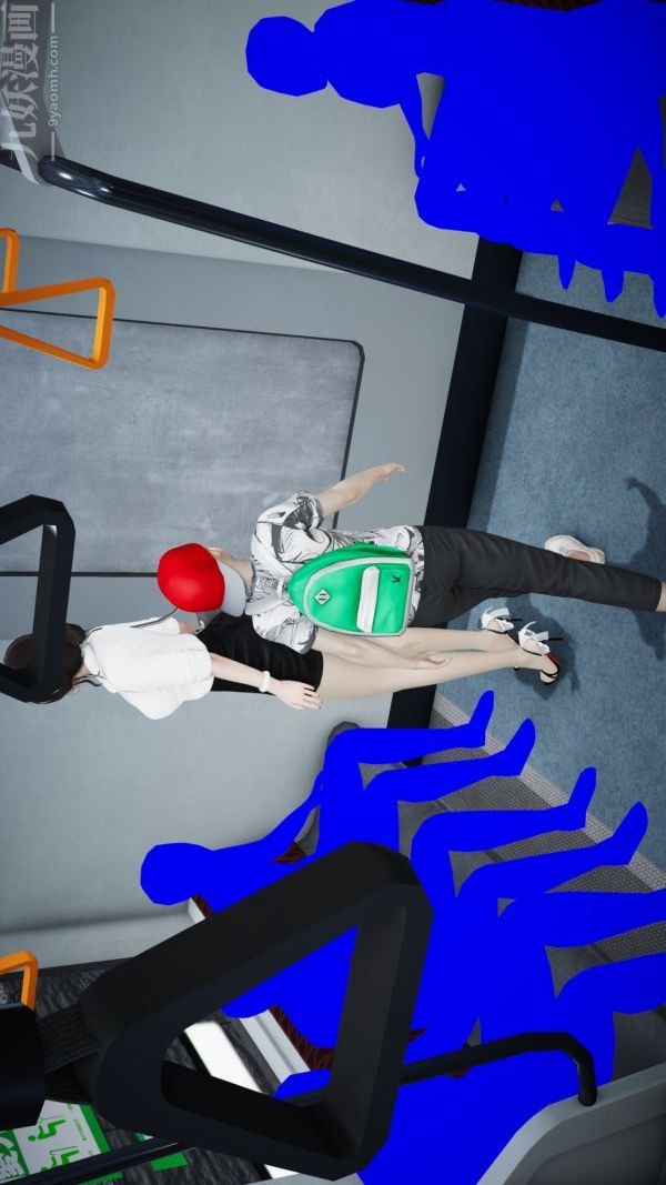 [3D]女教师逆痴汉电车第01话