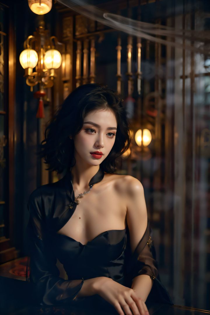 [AI繪畫]極品身材_巨乳.黑絲第11話-最終話