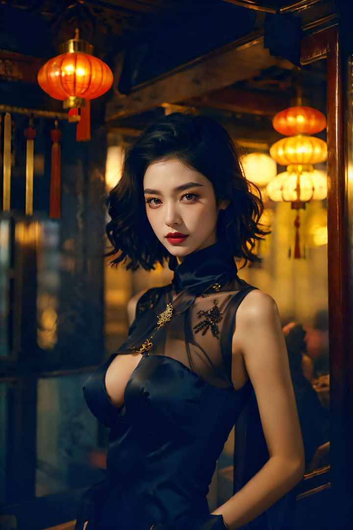 [AI繪畫]極品身材_巨乳.黑絲第11話-最終話