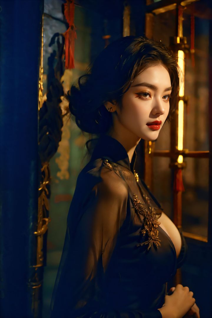 [AI繪畫]極品身材_巨乳.黑絲第11話-最終話