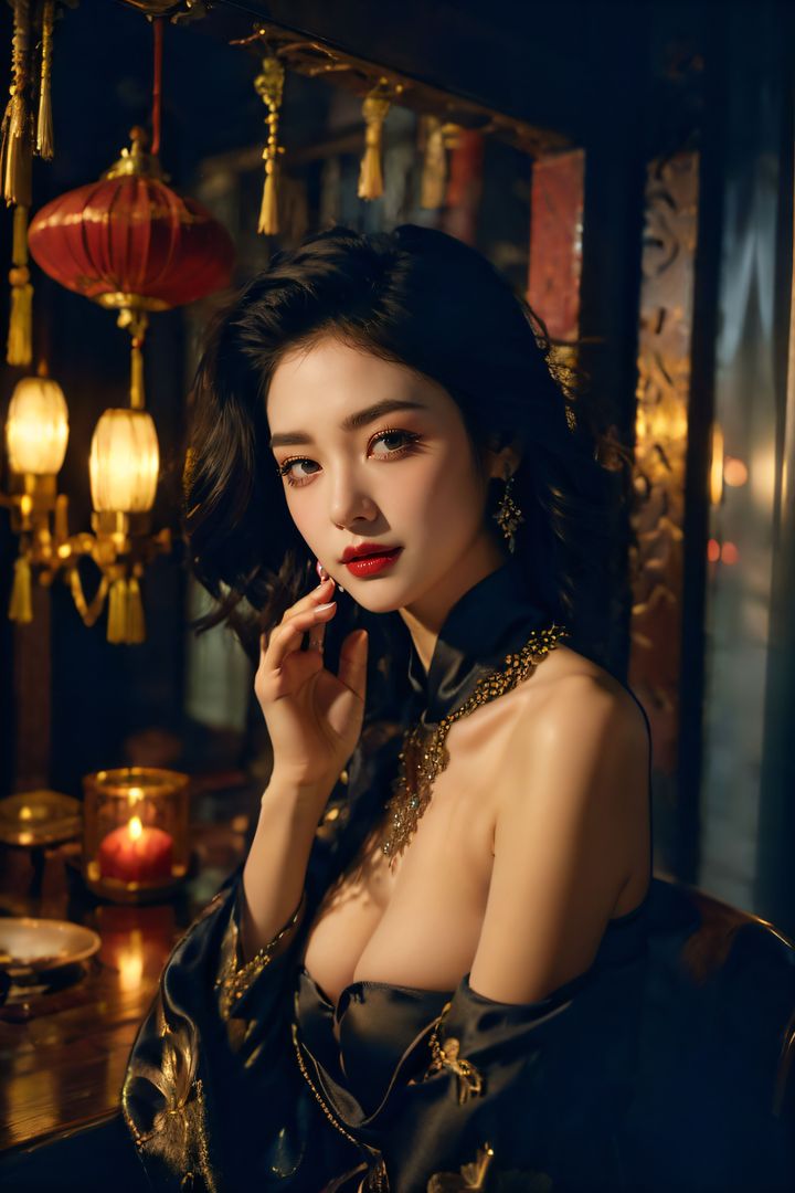 [AI繪畫]極品身材_巨乳.黑絲第11話-最終話