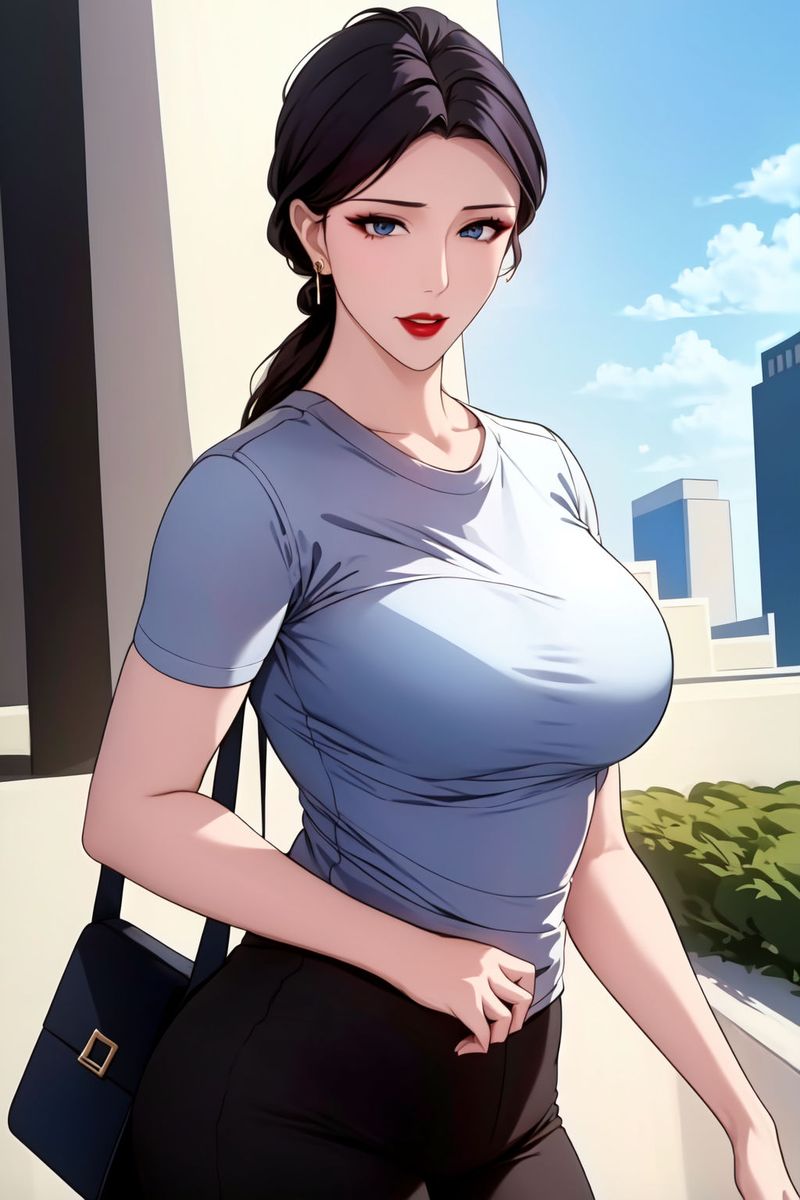 [AI绘画]美人母亲整合肉嫁高柳傢第01话