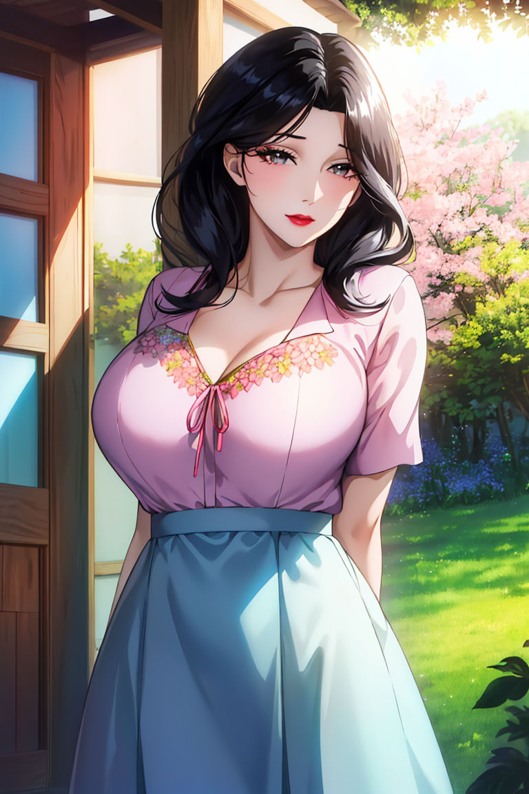 [AI绘画]美人母亲整合肉嫁高柳傢第01話
