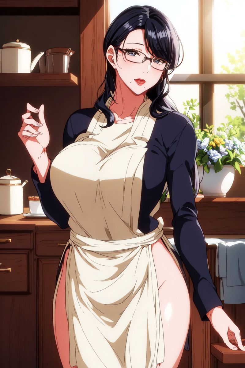 [AI繪畫]美人母親整合肉嫁高柳傢第01話