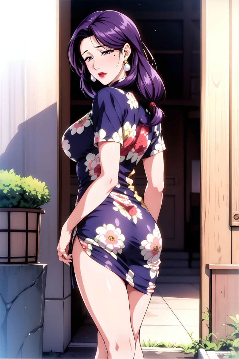 [AI繪畫]美人母親整合肉嫁高柳傢第04話