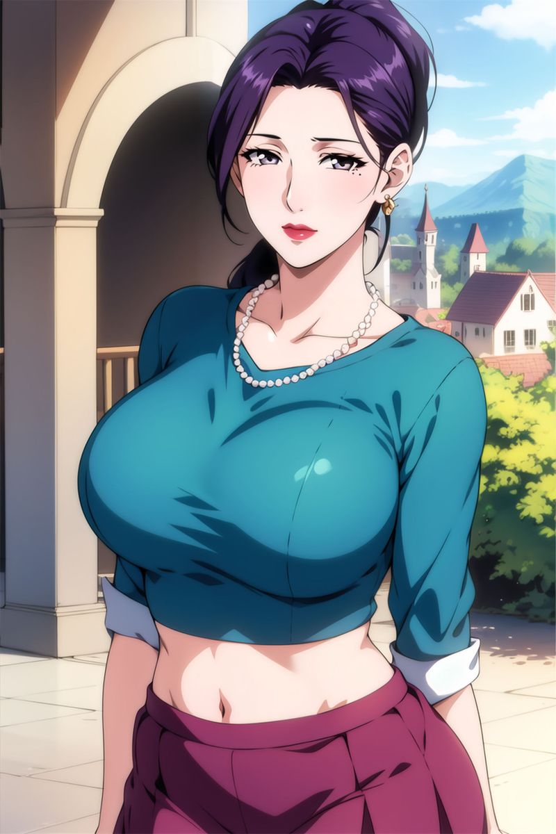 [AI绘画]美人母亲整合肉嫁高柳傢第05話