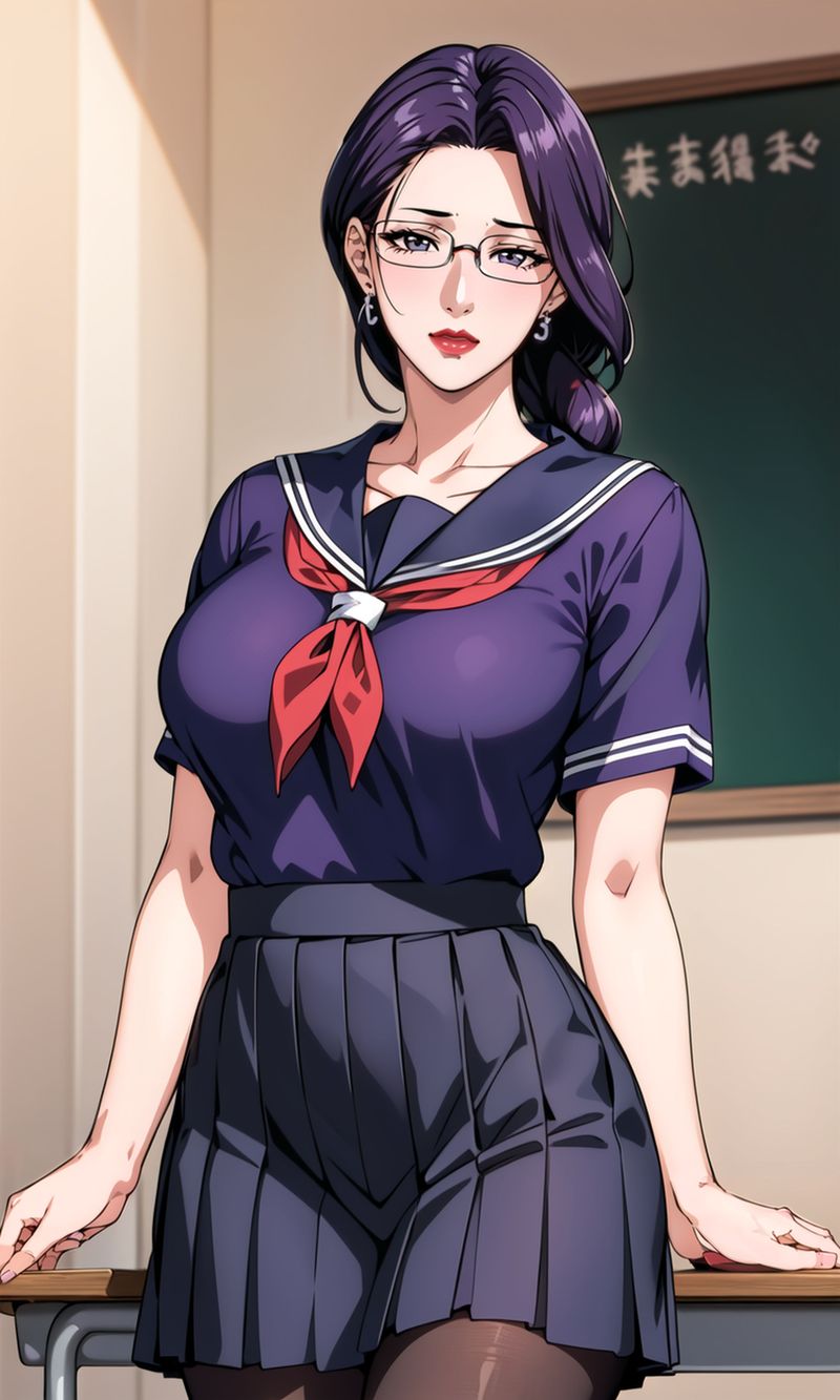 [AI绘画]美人母亲整合肉嫁高柳傢第05话