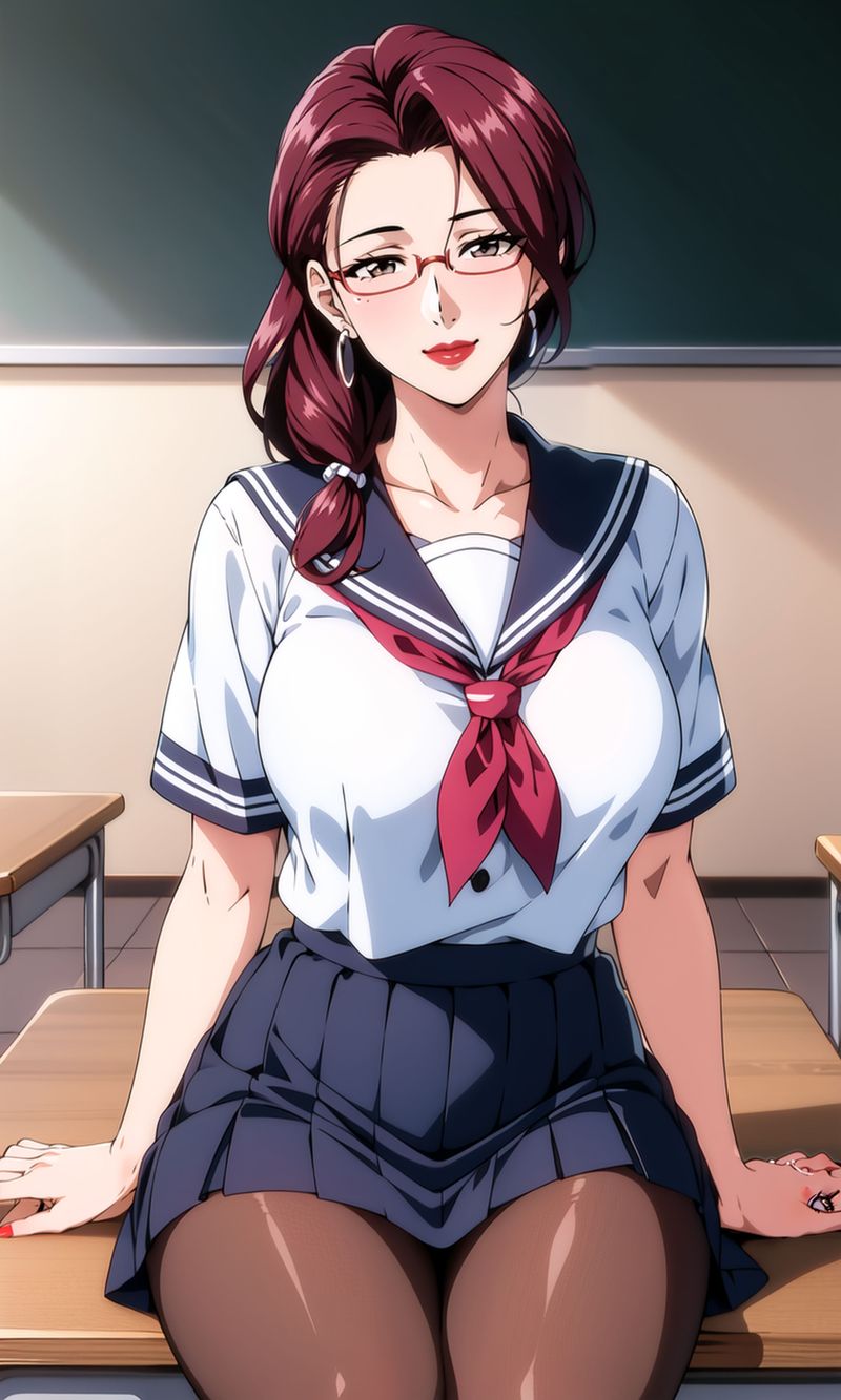 [AI繪畫]美人母親整合肉嫁高柳傢第05話