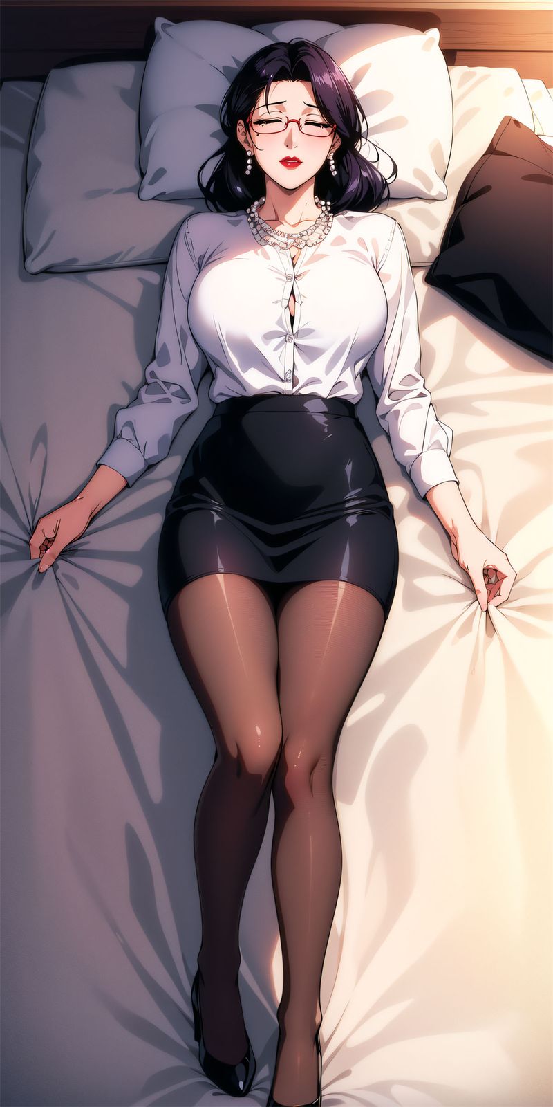 [AI绘画]美人母亲整合肉嫁高柳傢第06话