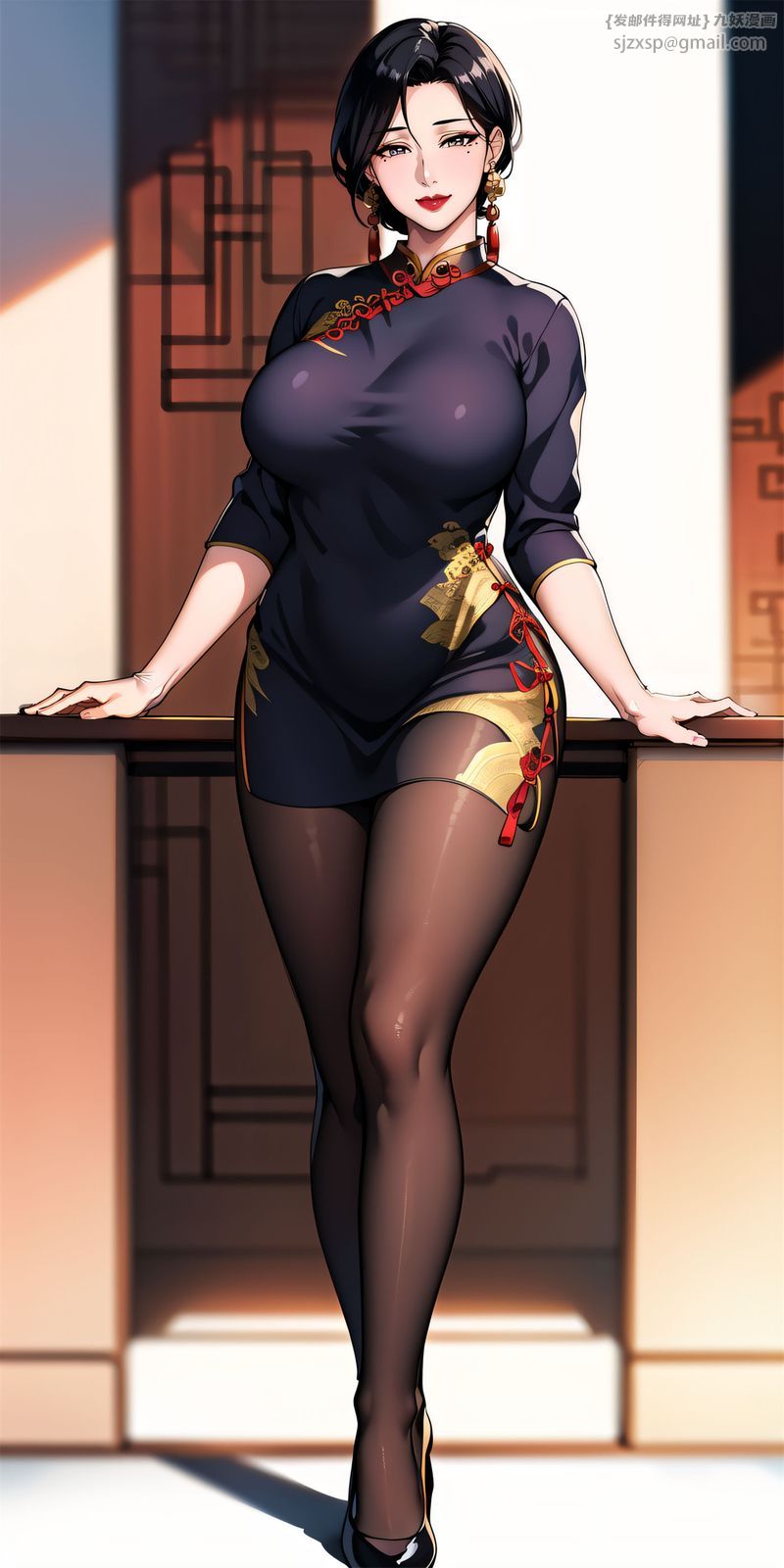 [AI繪畫]美人母親整合肉嫁高柳傢第06話