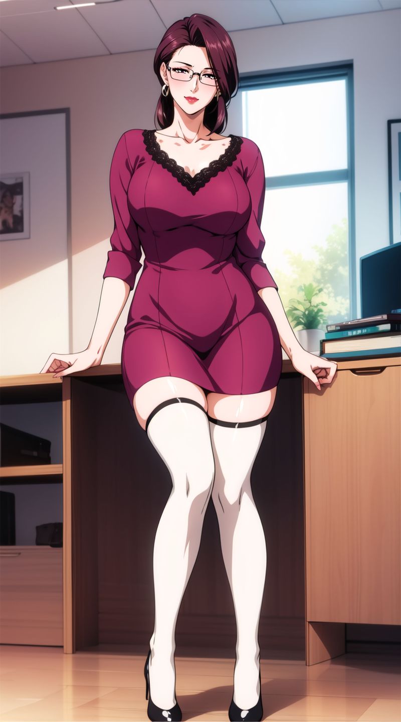 [AI绘画]美人母亲整合肉嫁高柳傢第07话