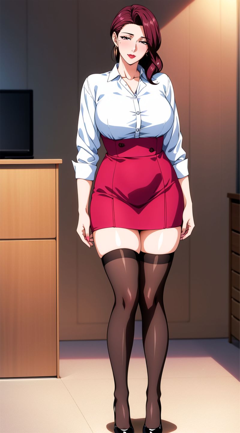 [AI繪畫]美人母親整合肉嫁高柳傢第07話