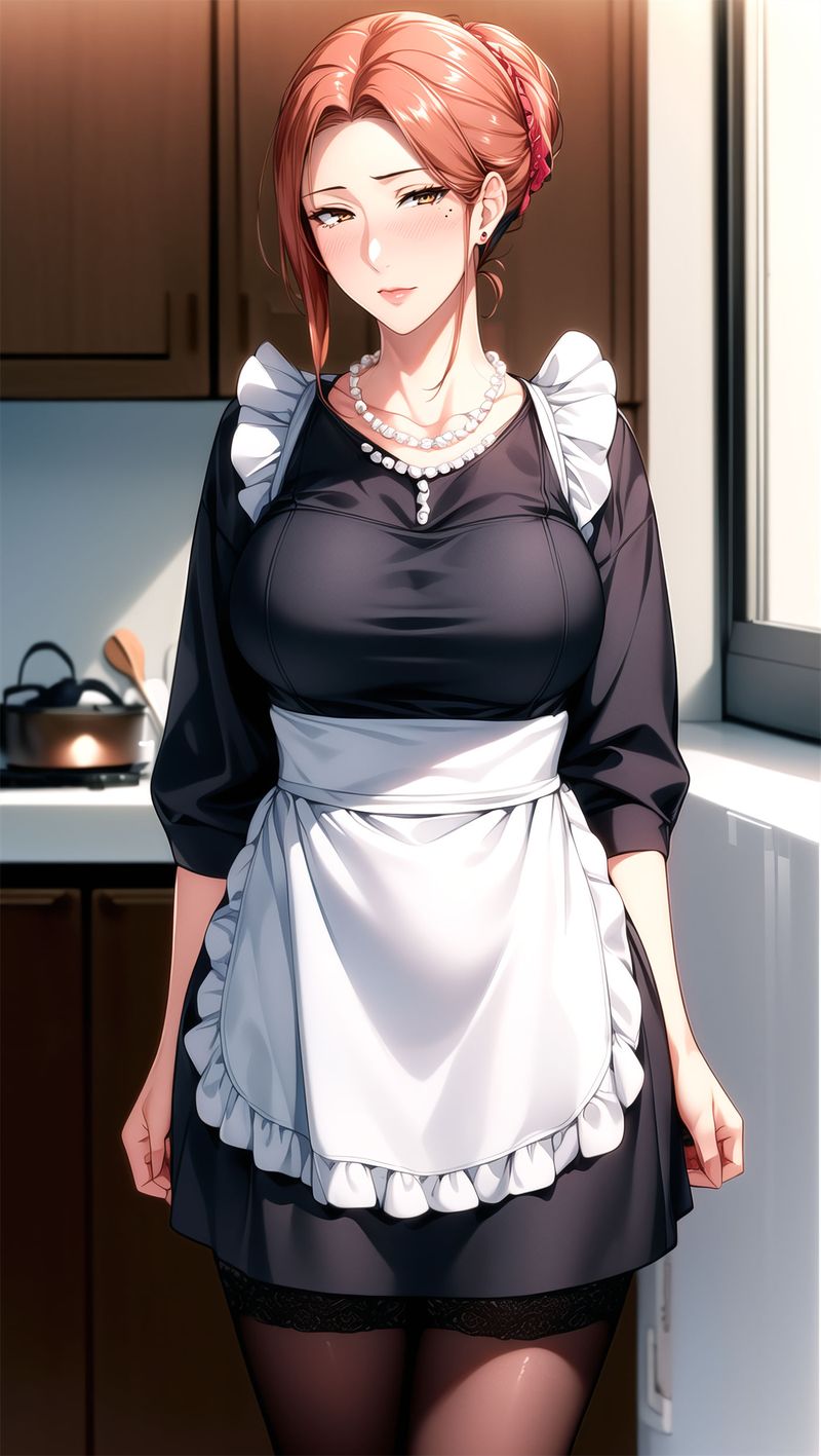 [AI绘画]美人母亲整合肉嫁高柳傢第07话