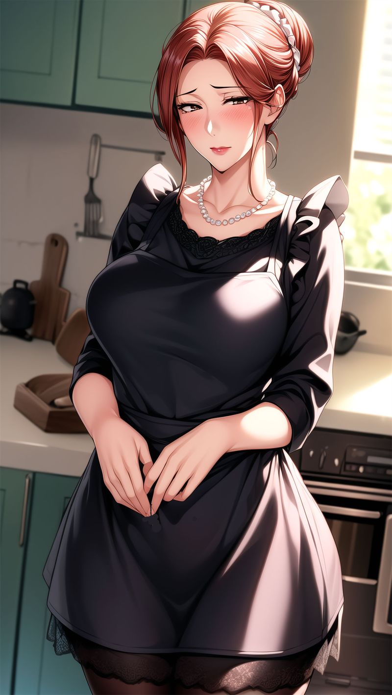 [AI繪畫]美人母親整合肉嫁高柳傢第07話