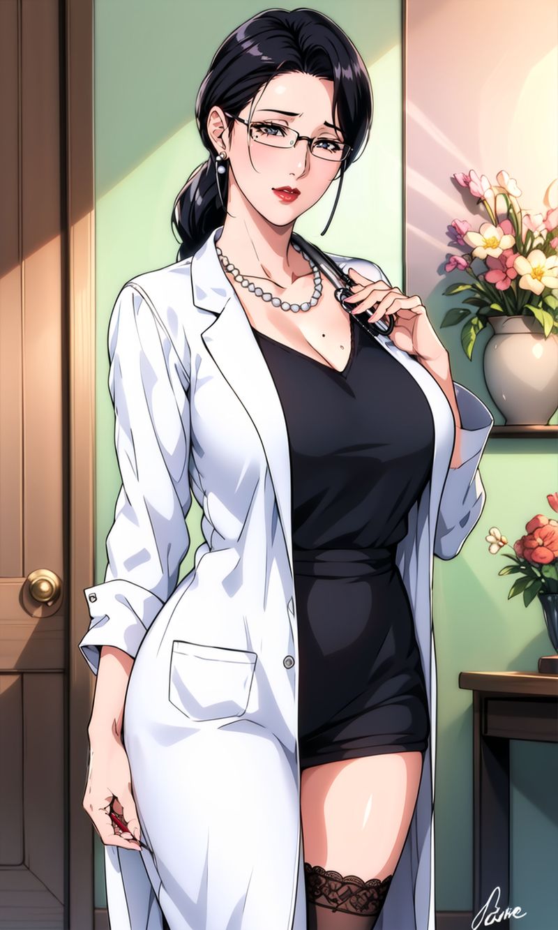 [AI绘画]美人母亲整合肉嫁高柳傢第07话