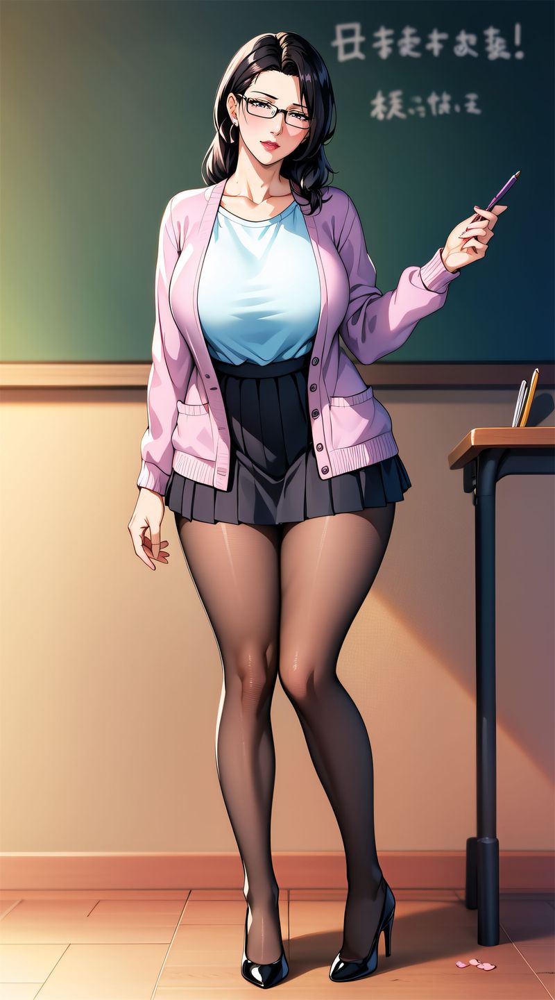 [AI繪畫]美人母親整合肉嫁高柳傢第08話