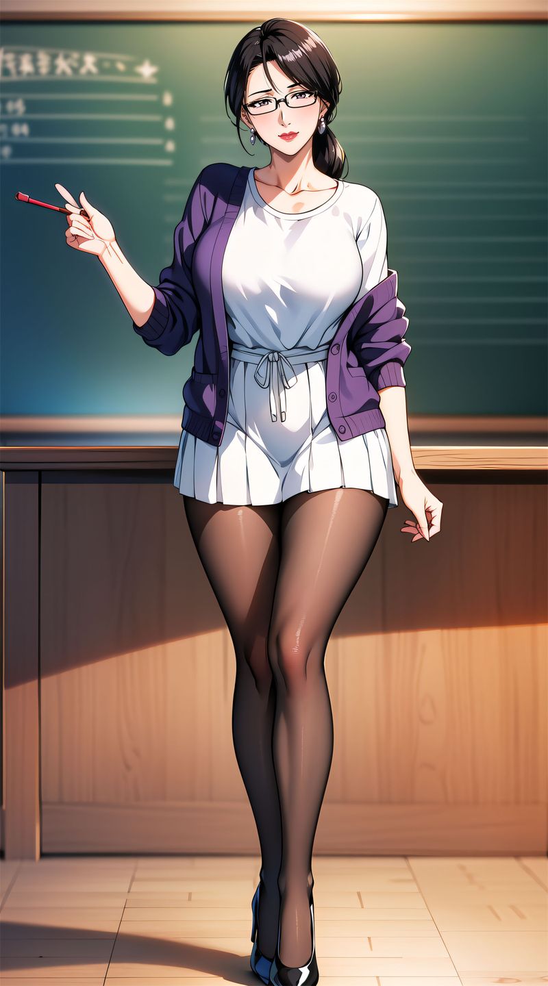 [AI繪畫]美人母親整合肉嫁高柳傢第08話