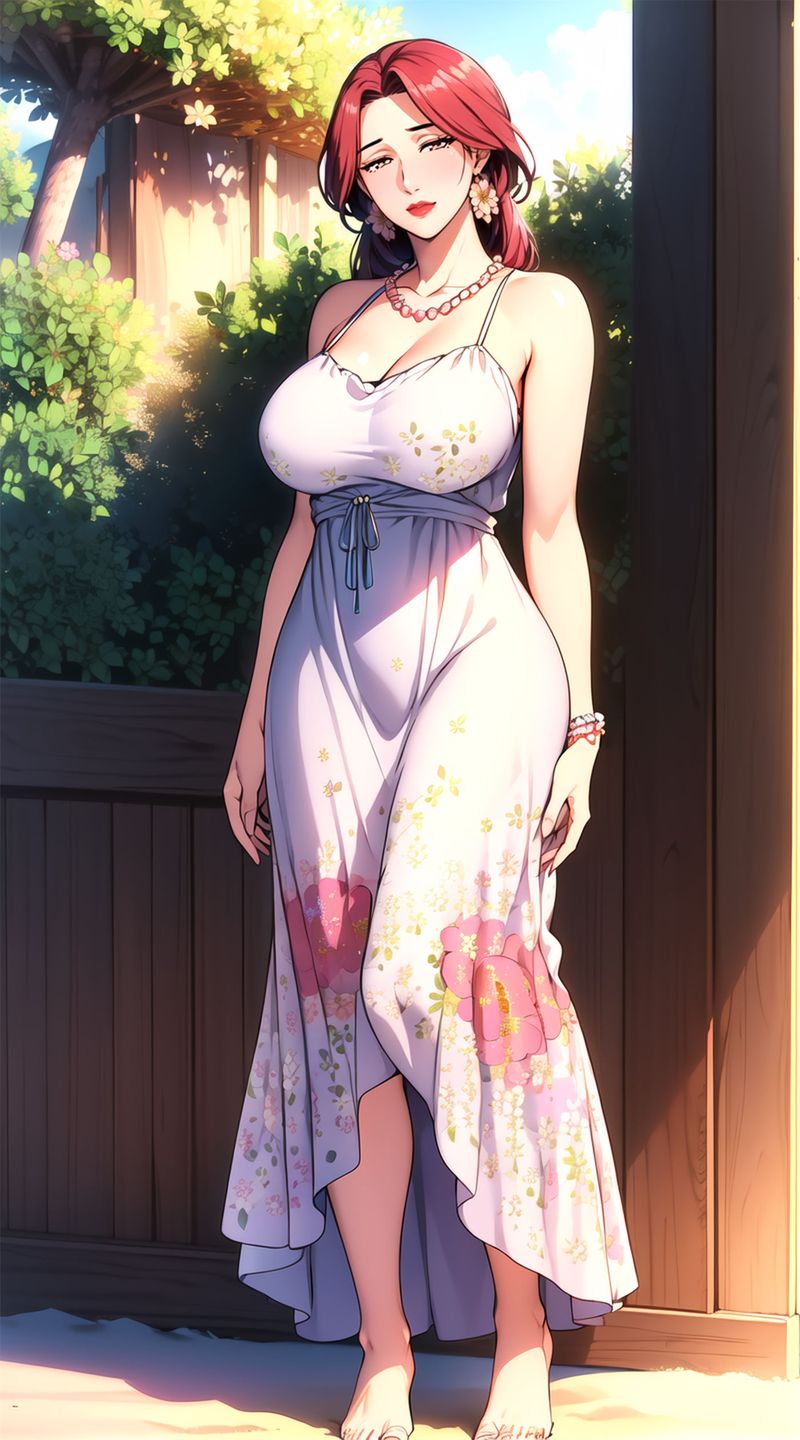 [AI繪畫]美人母親整合肉嫁高柳傢第09話