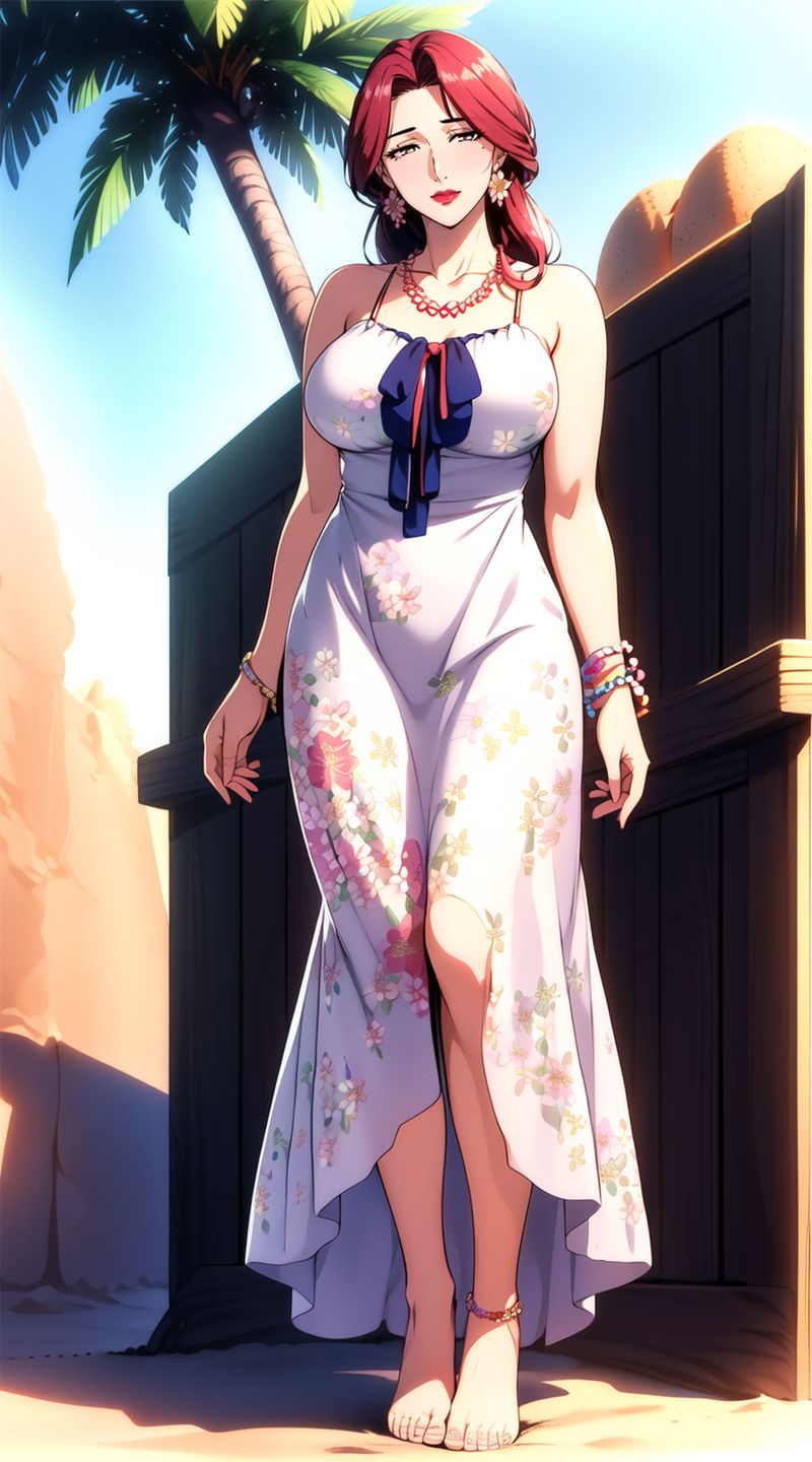 [AI繪畫]美人母親整合肉嫁高柳傢第09話